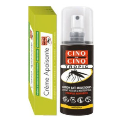 Cinq sur Cinq Duo Crème Apaisante 3en1 - 40gr + Tropic lotion anti-moustiques 75ml