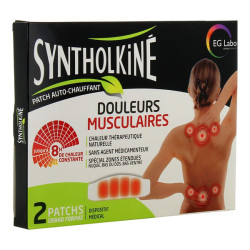 SyntholKiné douleurs musculaires 2 patchs chauffants